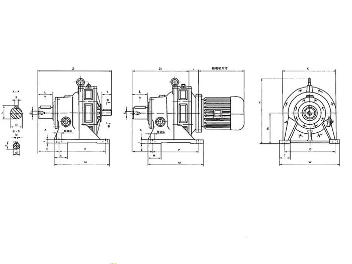 擺線針<strong>臥式減速機(jī)</strong>
